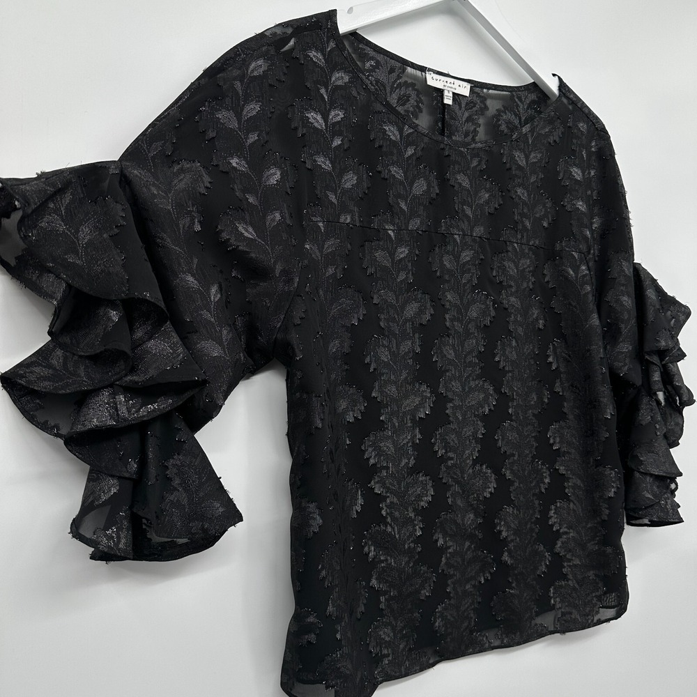 Current Air Los Angeles Top Shirt Blouse Small Whimsigoth Witcy Dark Academia - Picture 2 of 10